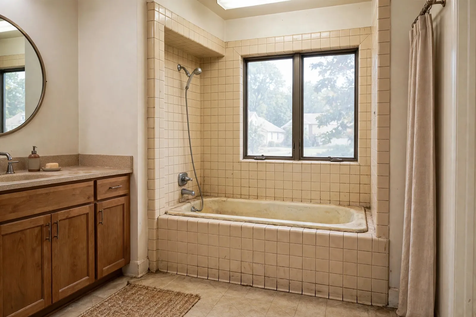 Before photo,  Bathtub Replacement and Installation in Dorchester, by Waldorf Bathroom Remodeling Company