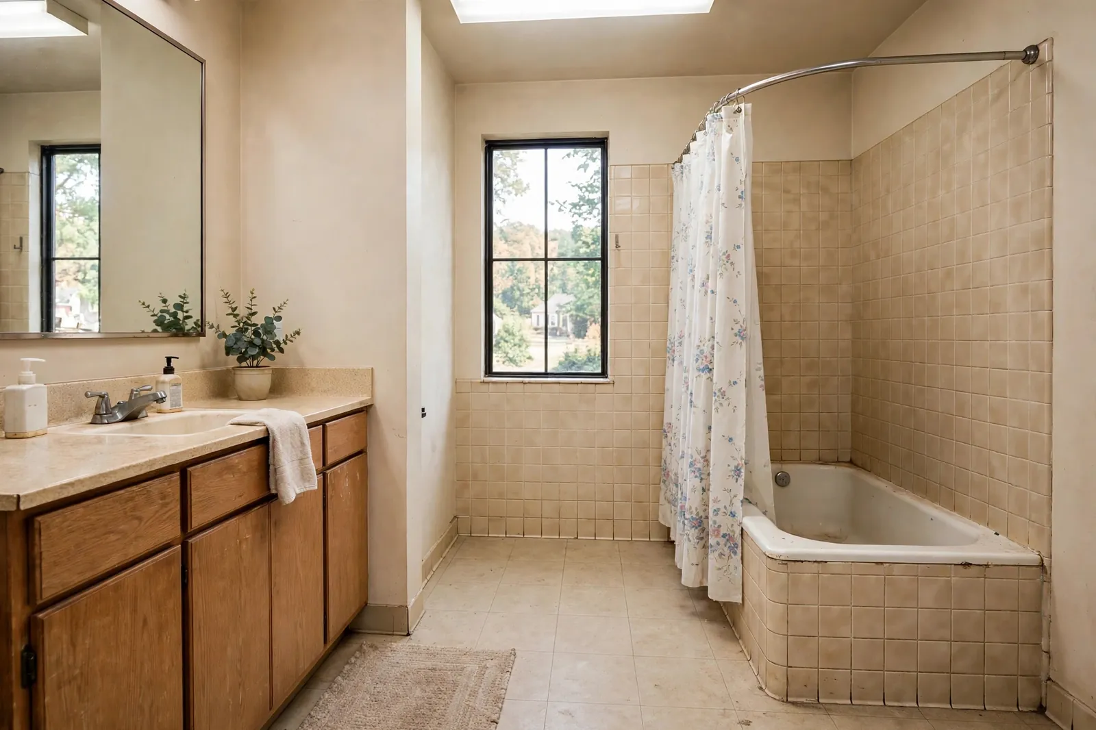 Before photo, Walk In Shower Installation in Wakefield, by Waldorf Bathroom Remodeling Company