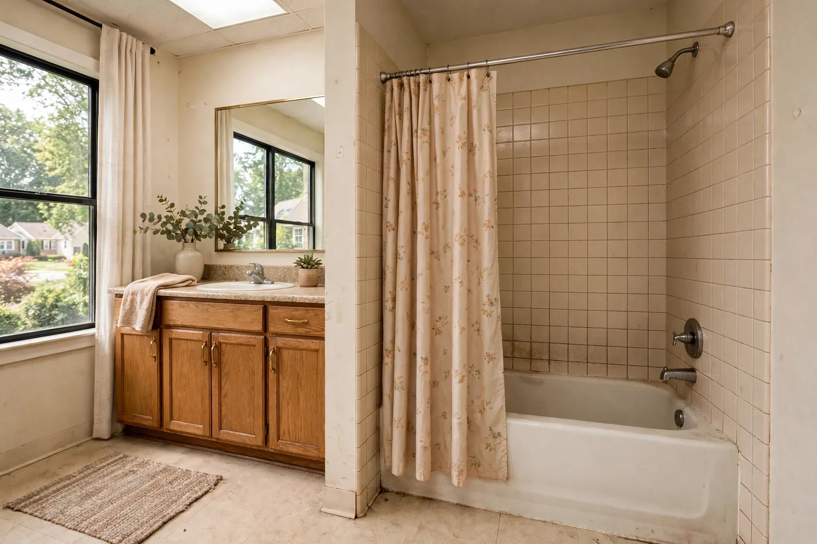 Before photo, Walk In Shower Installation in Wakefield, by Waldorf Bathroom Remodeling Company